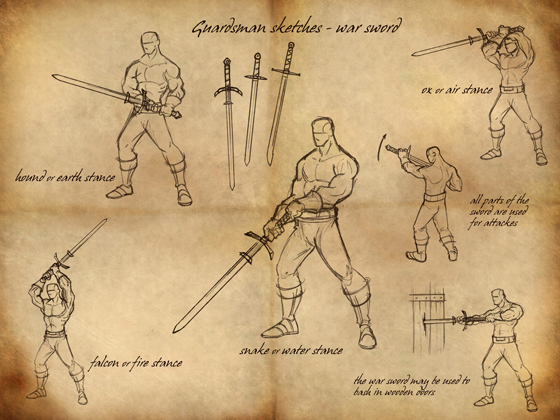 Guardsman Sketches: War Sword